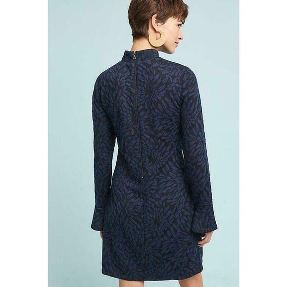 Anthropologie Hutch Womens Michaela Sweater Dress M Floral Textured Whimsigoth - Picture 11 of 11